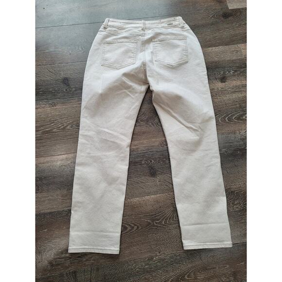 Prana Women's Buxton Jeans size 4 Button Fly Oatmeal NWOT #13 - Picture 3 of 7